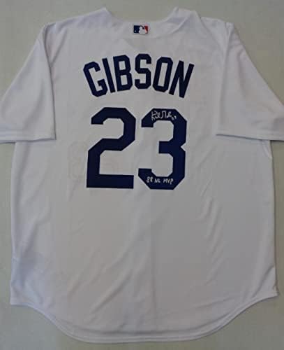 Kirk Gibson İmzalı Los Angeles Dodgers Nike Forması w / 88 NL MVP - İmzalı MLB Formaları