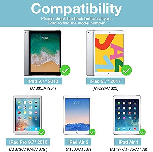 Kılıf için Yeni iPad 9.7 İnç 2018/2017 (iPad 6th ve 5th Nesil) Pro 9.7 Kılıf,iPad Hava 2 Kılıf, iPad Hava Kılıf - Darbeye