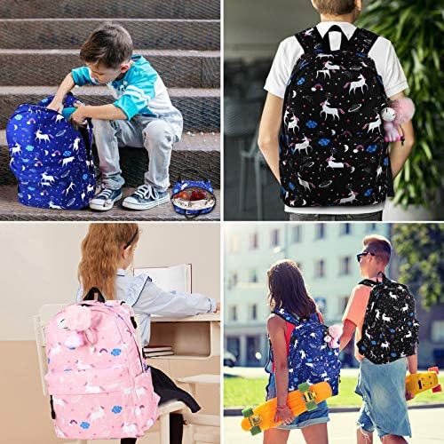 SCİONE okul genç kız için sırt çantası, Sevimli Tuval Sırt Çantası USB şarj portu ile, okula dönüş Malzemeleri Çocuk için