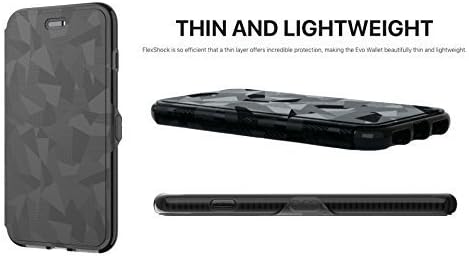 tech21 Evo Cüzdan Telefon Kılıfı için iPhone X / Xs-Siyah (T21-5860)