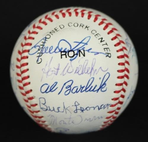 Nice Hall Of Fame Çok İmzalı Beyzbol 24 Sigs Willie Stargell Harmon Killebrew İmzalı Beyzbol Topları