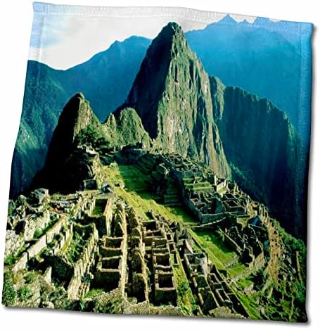3D Gül Peru İnkaların Kayıp Şehri TWL_56951_1 Havlu, 15 x 22