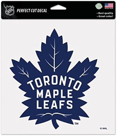 NHL Toronto Maple Leafs 8x8 Mükemmel Kesim Renkli Çıkartma