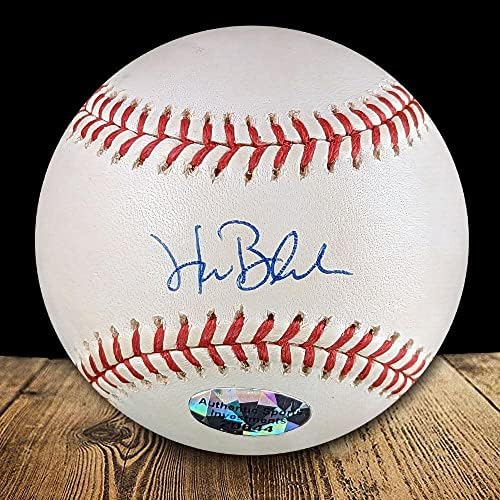 Hank Blalock İmzalı MLB Resmi Beyzbol Birinci Ligi - İmzalı Beyzbol Topları