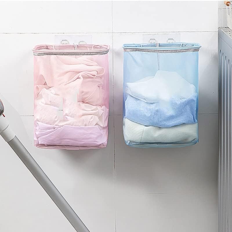 LUKEO çamaşır sepeti Katlanabilir saklama kutusu Duvar Asılı Organizatör kıyafet sepeti Yatak Odası Banyo için çamaşır sepetleri