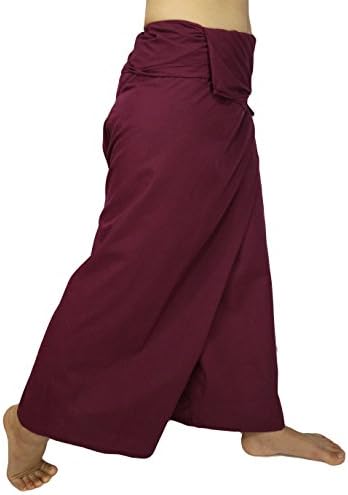Güzel Kreasyonlar Jumbo Boyutu Erkek Kadın Tay Balıkçı şal pantolon Toray Vahşi Bacak Baggy Yoga günlük pantolon Bel 60