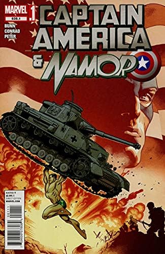 Kaptan Amerika (1. Seri) 635.1 VF / NM; Marvel çizgi romanı / Cullen Bunn Namor