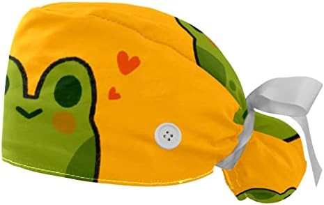 Kurbağa Kalp Çalışma Kap ile Pamuk Ter Bandı Ayarlanabilir golf sopası kılıfı Kabarık Şapka Kap için Kadın Erkek