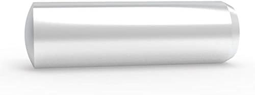 FixtureDisplays ® Standart Dübel Pimi-Metrik M5 X 30 Düz Alaşımlı Çelik +0,004 ila + 0,009 mm Tolerans Hafifçe Yağlanmış