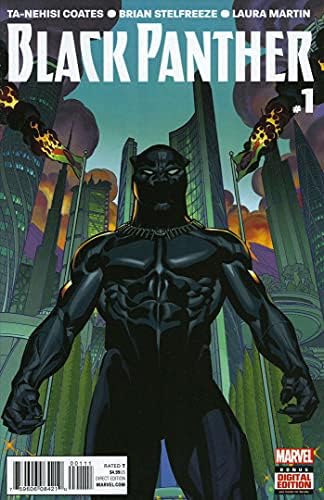 Kara Panter (5. Seri) 1 VF; Marvel çizgi romanı / Coates