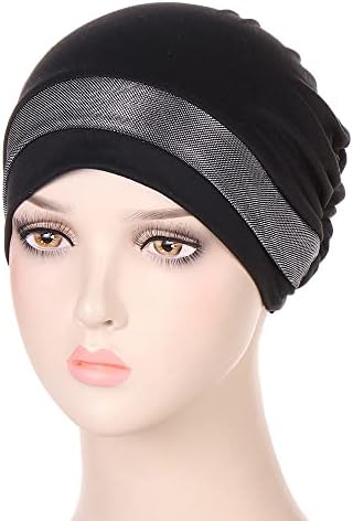 JDYaoYıng 4 Paket Bayan Müslüman İç Başörtüsü Kapaklar Altında Eşarp Başörtüsü Saç Kapağı Baş Aşınma Kap Kaput Kemo Şapka