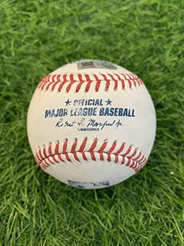 Christian Yelich Milwaukee Brewers Oyunu Beyzbol Kullandı” RBI Triple MLB Auth-MLB Oyunu Beyzbol Kullandı