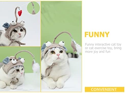 Ipetboom 1 Adet Kediler için Şapka, kedi Şapka Kedi Parti Şapka Kedi Kaput Kedi Kostüm Kafa Giyen Kedi Oyuncak Kedi Alay