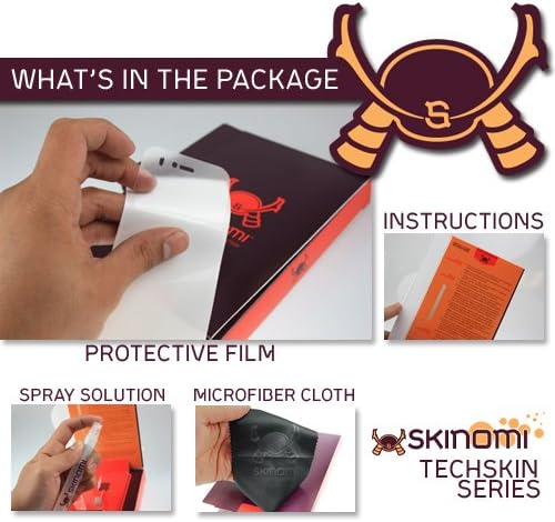 Skinomi Tam Vücut Cilt Koruyucu Asus Transformer Book T100 ile uyumlu (Yalnızca Tablet) (Ekran Koruyucu + Arka Kapak) TechSkin