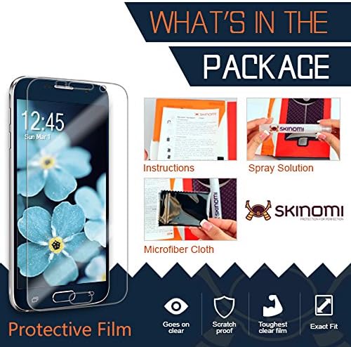 Skinomi Ekran Koruyucu ile Uyumlu Asus Zenfone 4 Pro Temizle TechSkin TPU Anti-Kabarcık HD Film