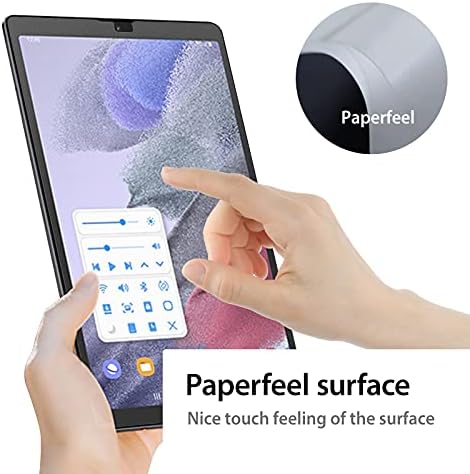 bersem [2 PAKET Paperfeel Ekran Koruyucu Samsung Galaxy Tab için Tasarlanmış A7 Lite 8.7 inç, Kolay Kurulum Kiti ile Parlama