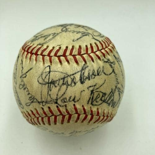 1951 Chicago White Sox Takımı ile İmzalı Beyzbol İmzaladı Nellie Fox - İmzalı Beyzbol Topları
