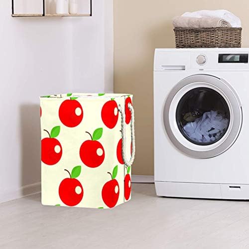 19.3 Bağlantısız çamaşır sepeti Kirli Giysiler Sepet Katlanabilir Ev Kreş Üniversite Daire Ofis Kırmızı Meyve