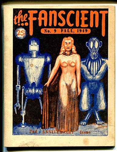 Fanscient 9 1949-Robert Heinlein kontrol listesi-Angelman-klasik fanzin-VG / FN