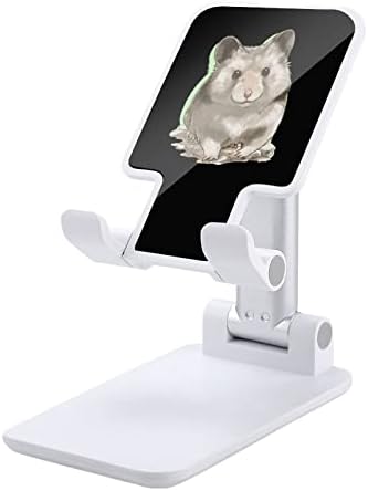Hamster Resim Baskılı Katlanabilir Masaüstü cep telefon tutucu Ayarlanabilir Stand Masası Aksesuarları Seyahat Ofis için