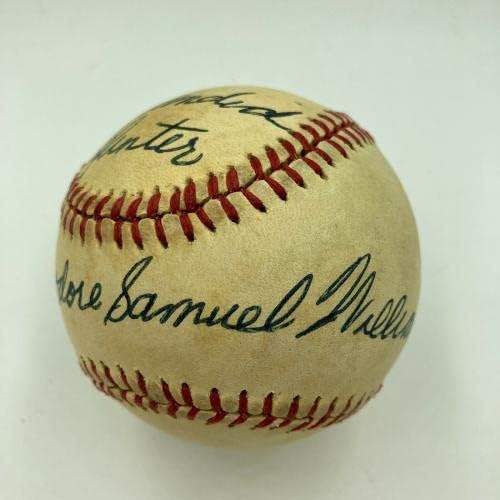 Ted Williams Muhteşem Kıymık Tam Adı İmzalı Beyzbol PSA DNA ORTAK İmzalı Beyzbol Topları