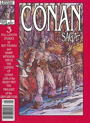 Conan Destanı 1 (Gazete Bayii) FN ; Marvel çizgi romanı / Barry Windsor-Smith