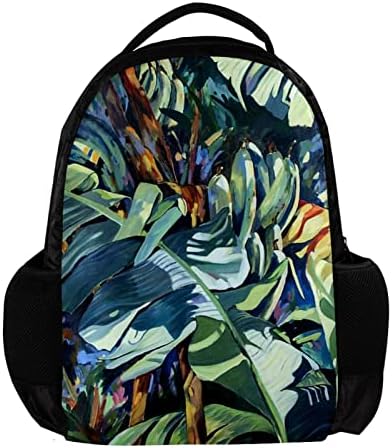 VBFOFBV Sırt Çantası Kadın Sırt Çantası Laptop Sırt Çantası Seyahat Rahat Çanta, Modern Tropikal Bitki Çiçek Palmiye Yaprağı