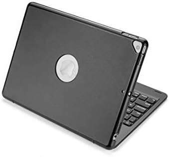 Tablet PC Kapak Kılıf iPad 10.2 inç için F102S Alüminyum Alaşım Renkli Arkadan Aydınlatmalı Bluetooth Klavye + Koruyucu Kılıf