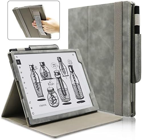 Olağanüstü 2 10.3 inç Dijital Kağıt için Deri Kılıf (2020 Yayınlandı), Cilt Hissi Hafif Kitap Folyosu Tablet için Kalemlikli