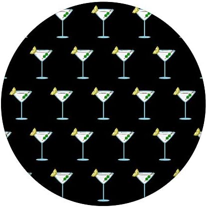 Martini Severler Kokteyl Cam Barmen Alkol Likör PopSockets PopGrip: Telefonlar ve Tabletler için Değiştirilebilir Kavrama