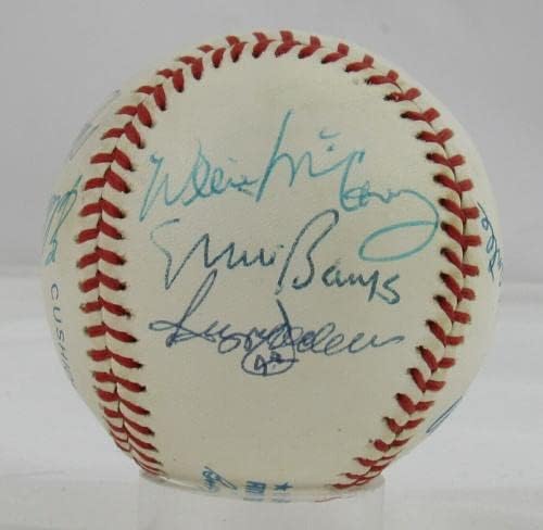 500 Saat Kulübü Rawlings Beyzbol Mickey Mantle, Hank Aaron Willie Mays +7 JS İmzalı Beyzbol Topları İmzaladı