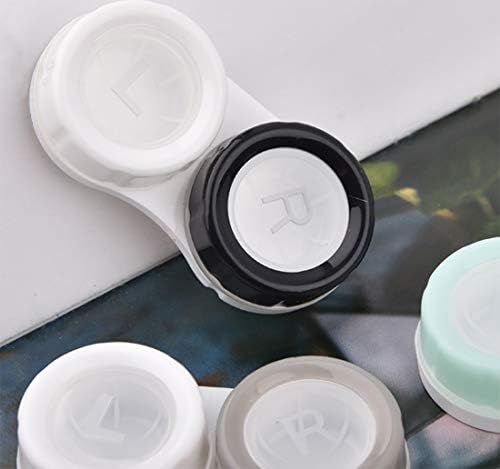 BesYouSel 10 Paket Kontakt Lens Çantası Plastik Kontakt Lens kutu tutucu Cep Taşınabilir Mini Kontakt Lens Çantası makyaj