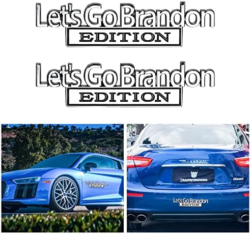 2'li Paket Gidelim Brandon Araba Rozetleri, Araba Çıkartma Logoları, Araba Kamyon Çıkartmaları, Erkek Çamurluk Rozetleri