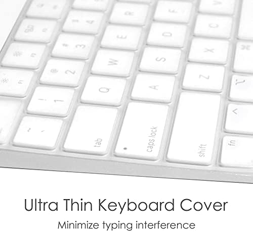 ProElife Klavye Kapak Cilt için Apple Sihirli Klavye 3 Dokunmatik KİMLİĞİ ile A2449 Ultra İnce Silikon Klavye Koruyucu için