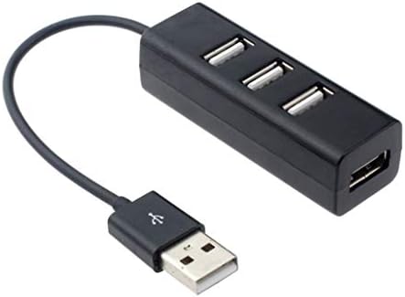 ZHUHW Bilgisayar HUB Mini USB 2.0 Yüksek Hızlı 4-Port Splitter Hub Adaptörü Konektörü pc bilgisayar 1 Adet Damla Nakliye