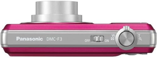 Panasonic Lumix DMC-F3P 12.1 MP Dijital Fotoğraf Makinesi, 2.7 inç LCD (Pembe)ile 4x Optik Görüntü Sabitleme Zumlu