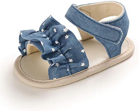 Bebek Kauçuk Yürüyüş Çocuk Ayakkabıları Kaymaz Sandalet İlk Erkek Toddler Yıldız Kız Bebek Ayakkabıları 4 bebek ayakkabısı