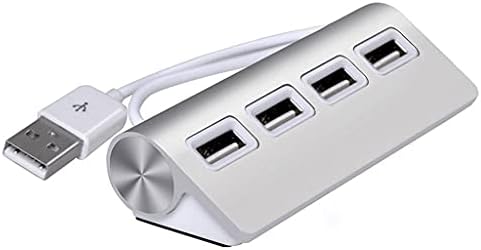 LHLLHL HUB USB 4 Port USB 2.0 Bağlantı Noktası PC Tablet Taşınabilir OTG Alüminyum USB Splitter Kablo Aksesuarları
