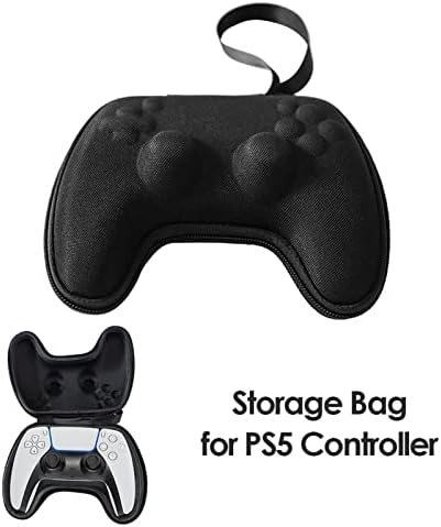 TX kız EVA Sert Kapak Kabuk Su Geçirmez saklama çantası için PS5 Gamepad Darbeye Dayanıklı Durumda PS5 Denetleyici Aksesuarları