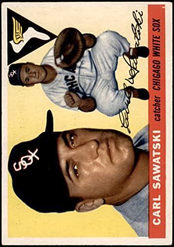 1955 Topps 122 Carl Sawatski Chicago White Sox (Beyzbol Kartı) ESKİ White Sox
