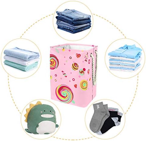 19.3 Bağlantısız çamaşır sepeti Kirli Giysiler Sepet Katlanabilir Ev Kreş Üniversite Daire Ofis Lolipop