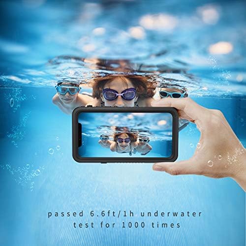Lanhıem iPhone 11 Su Geçirmez Kılıf, 360 Tam Vücut Koruma Sualtı Toz Geçirmez Darbeye Dayanıklı Şeffaf Kapak Dahili Ekran