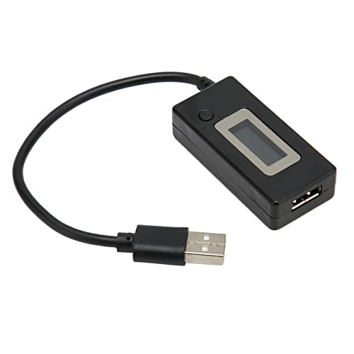 USB Multimetre, USB voltmetre 50mA-3500mA Yüksek Doğruluk Net Okumalar Çok Fonksiyonlu 3-15V 0.05 A-3.50 A Hassas Veri Güç