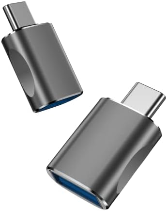 JIALUU 4 Port USB Hub, USB Dişi Tip C Erkek Adaptör, USB 3.0 Hızlı Veri Aktarımı USB Splitter, Dizüstü Bilgisayar,PC,MacBook,