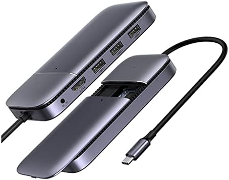 WJCCY USB C HUB USB Tip C 3.1 için M. 2 B-Anahtar HDMI 4 K 60 hz USB 3.1 10 Gbps USB C HDMI HUB Splitter