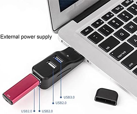 LMMDDP USB 3.0 HUB 2.0 HUB 4 Port USB Splitter Genişletici Çoklu USB Veri Kablosu Hub Splitter Güç Adaptörü USB HUB Dizüstü