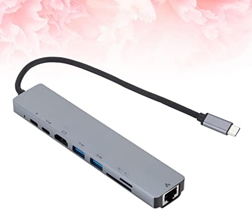 Mobestech USB Hub USB Hub USB Şarj Göbeği USB A Hub 81 Hub ve Yuvaya Gri Mbps Tip Pd USB LAN Hz K in C Adaptörü Rj ışık Şarjı