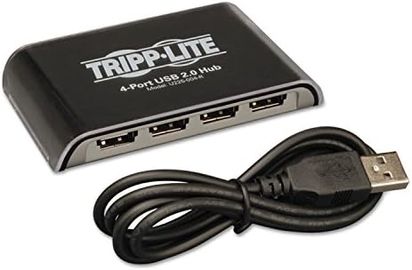 Tripp Lite Trpu225004r 4 Bağlantı Noktalı Yüksek Hızlı USB 2.0 Mini Hub, Gümüş88 (U225-004-R)