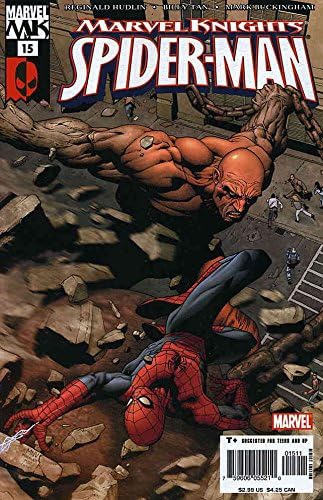Marvel Şövalyeleri Örümcek Adam 15 VF / NM; Marvel çizgi romanı / Reginald Hudlin