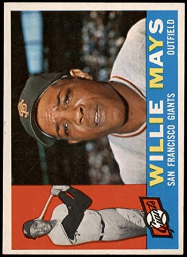 1960 Topps 200 Willie Mays San Francisco Devleri (Beyzbol Kartı) Dean'in Kartları 5-ESKİ Devler